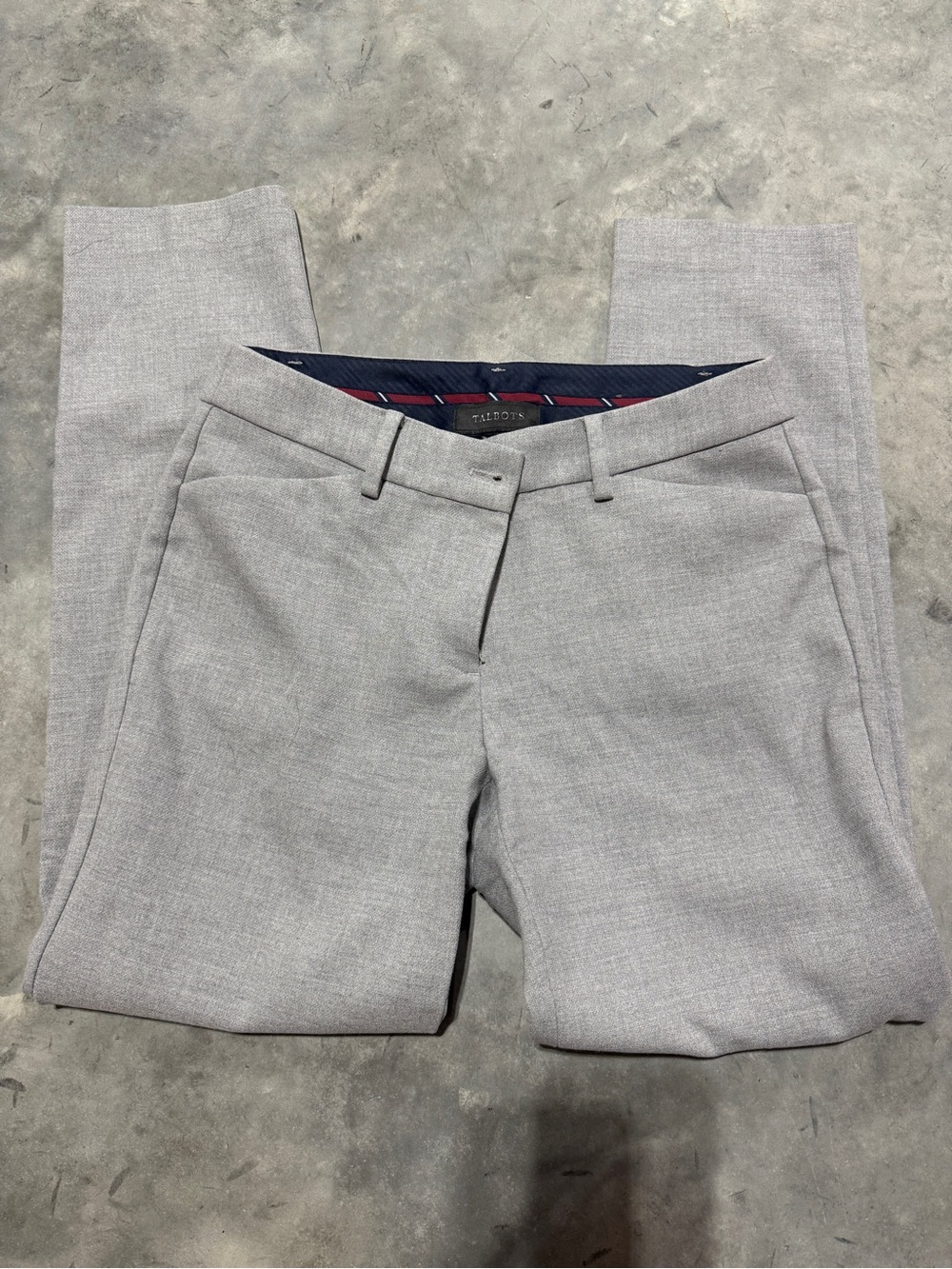 Talbots Light Gray Womens Dress Pants
